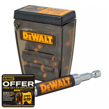DeWalt DT70621T PZ2 25mm Impact Torsion Bits & Magnetic Bit Holder (25 ...