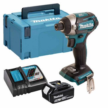 Makita Dtd154stj Lxt 18v Brushless Impact Driver With 1 X 5 0ah Battery