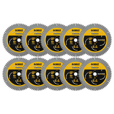 DEWALT FlexVolt Kreissägeblatt 305x30mm – 60 Zähne, Für Gehrungssägen