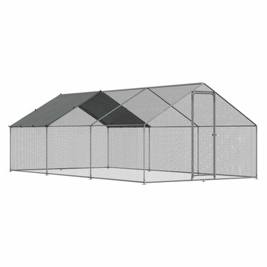 Sealey Dellonda Walk Galvanized Steel Chicken Run Roof Cover & DG280 main image 1