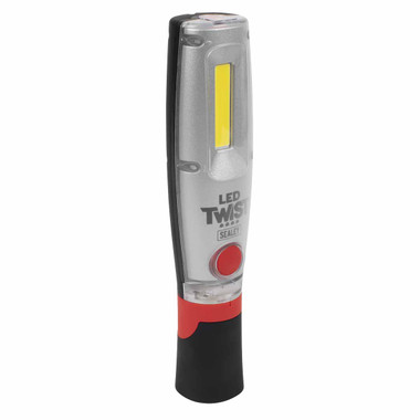 Sealey LED Twist Rechargeable Inspection Light 16W COB & 1W LED2001DB main image 1