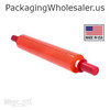 ZPW2080FO2 20 x 1000 x 80 4 rls cs Pipe Wrap Orange with 2 Red Hdl