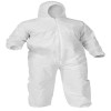 CAMPW-3XL WHITE 55g Microporous Coverall with hood elastic cuffs ankles & waist 25 Master Case