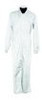 CAMPW-5XL WHITE 55g Microporous Coverall with hood elastic cuffs ankles & waist