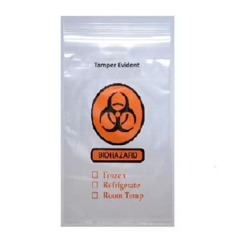 2TE66NP2 6 x 6 2 Mil Tamper Evident Bag