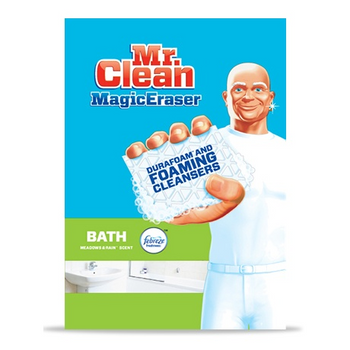 Mr. Clean Magic Eraser Bath Scrubber, Pack Of 2