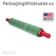 ZPW2080FG2 20 x 1000 x 80 4 rls cs Pipe Wrap Green with 2 Red Hdl