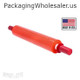 ZPW2080FO2 20 x 1000 x 80 4 rls cs Pipe Wrap Orange with 2 Red Hdl