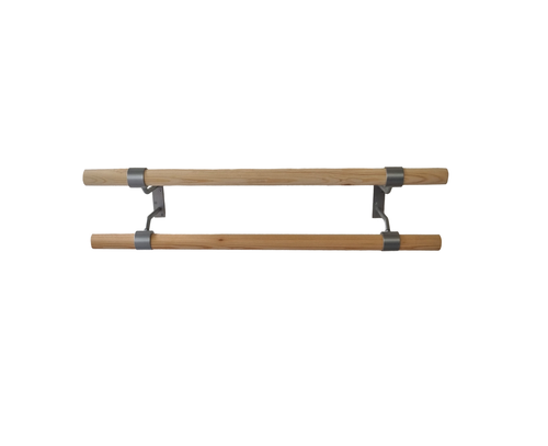 Silver Ballet Waistrail Brackets - 1.5m Pine Barres