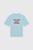 Drôle de Monsieur Le t-shirt Slogan Blue
