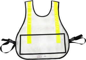 Mesh Safety Vest with Reflective Material R&B Fabrications Mesh Safety Vest with Reflective Material R&B Fabrications