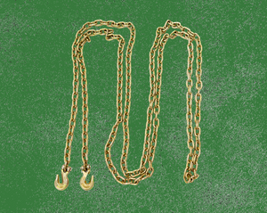 Mighty Strut - 25' Chain with Grab Hooks on each end Mighty Strut - 25' Chain with Grab Hooks on each end