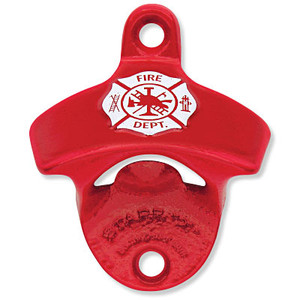 STARR "X" Red "Fireman Maltese Cross" Wall Mount Opener STARR "X" Red "Fireman Maltese Cross" Wall Mount Opener