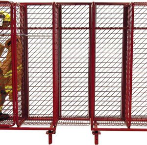 Freestanding Red Rack Double Sided