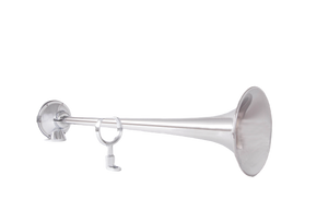 Grover Single Trombone Horn, 24.5″, Chrome and Black