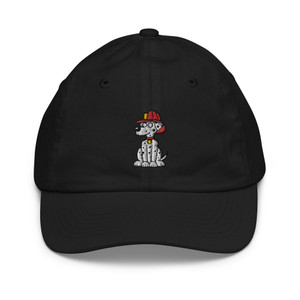 Fire Dog Youth Baseball Cap Fire Dog Youth Baseball Cap