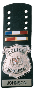 Hook Fast Citation and Badge Holder with Name Bar Space Hook Fast Citation and Badge Holder with Name Bar Space