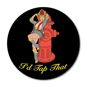 "I'd Tap That" Funny Sticker "I'd Tap That" Funny Sticker