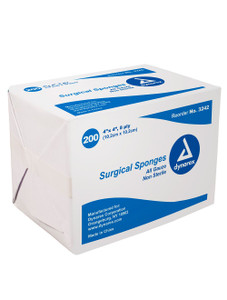 Dynarex - 8 Ply Surgical Gauze Sponge, 4 in x 4 in Dynarex - 8 Ply Surgical Gauze Sponge, 4 in x 4 in