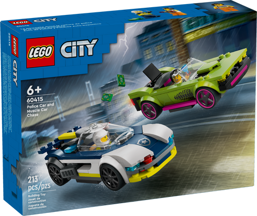 LEGO® Police Car and Muscle Car Chase