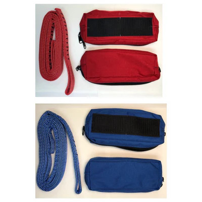 FAST Red & Blue Horizontal Bridle Bag and Webbing