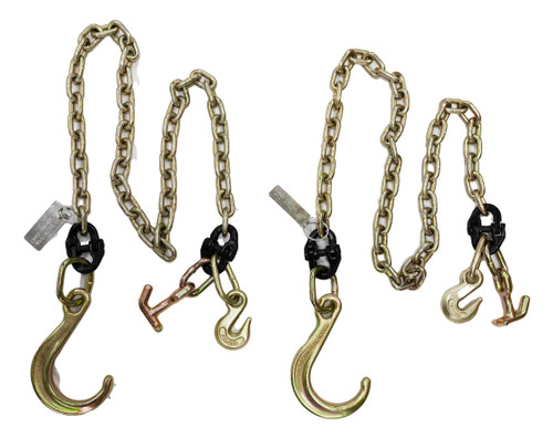Mighty Struts - 5 Foot Chains with grab ends and J hook ends