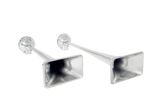 Grover Rectangular Truktone® Air Horn, 25.25″, Chrome