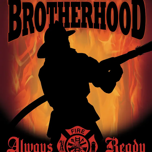 Fireman - Brotherhood Tin Sign