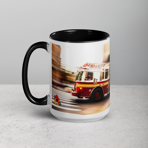 "Ready Anytime" Mug with Color Inside