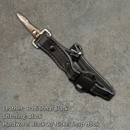 Fire Dog Leather Glove Strap