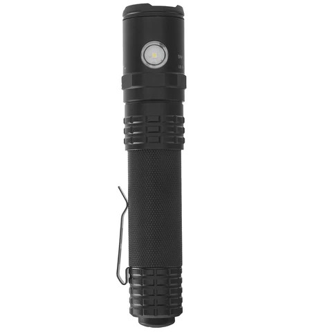 Nightstick™️ USB Dual-Light Rechargeable Tactical Flashlight - Black