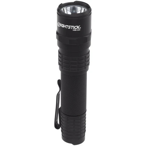 Nightstick™️ USB Rechargeable EDC Flashlight - Black