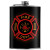 Stainless Steel Flask - Fire Department Logo