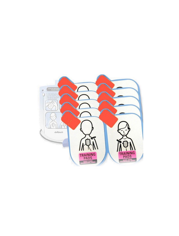 Defibtech Lifeline™ AED Trainer Pediatric Replacement Gels, 5 Sets