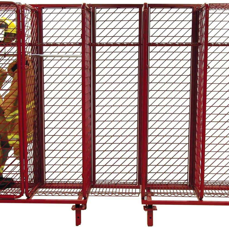 Freestanding Red Rack Single Sided