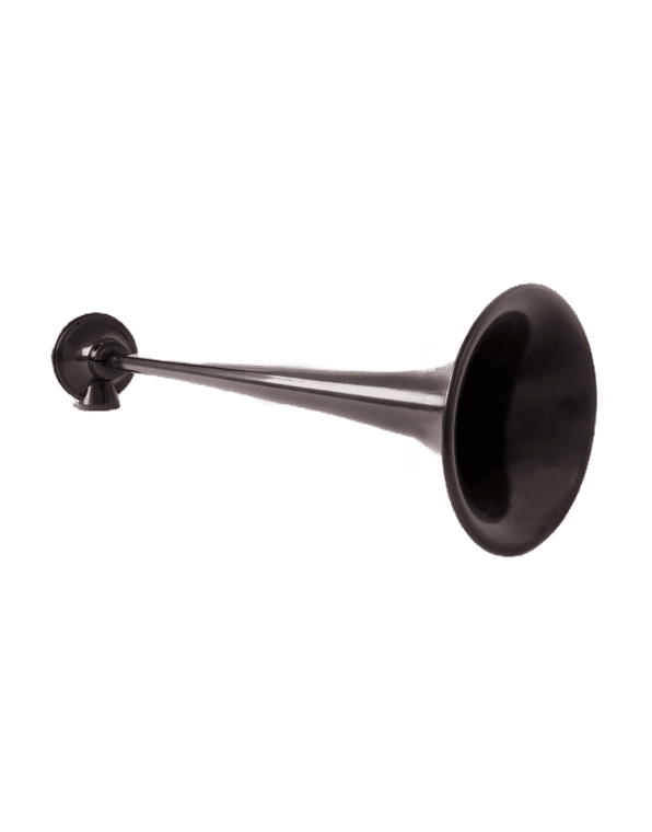 Grover 1680 Single Truktone Horn, 13.5″, Black