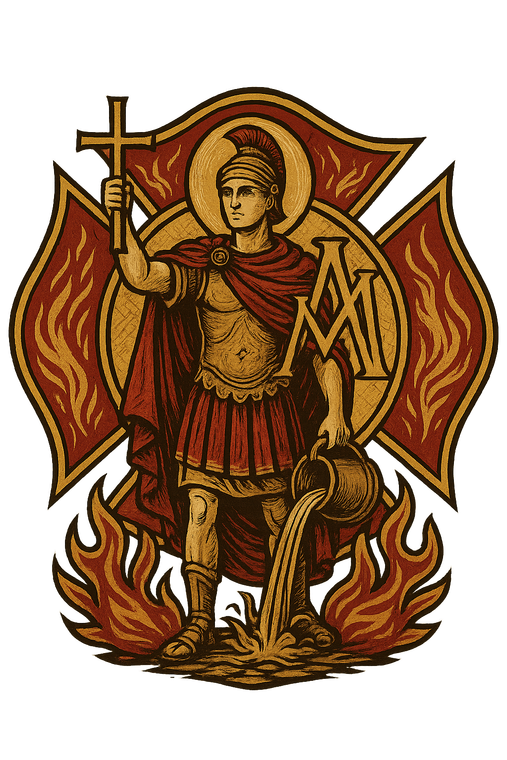 St. Florian Pendant Necklace