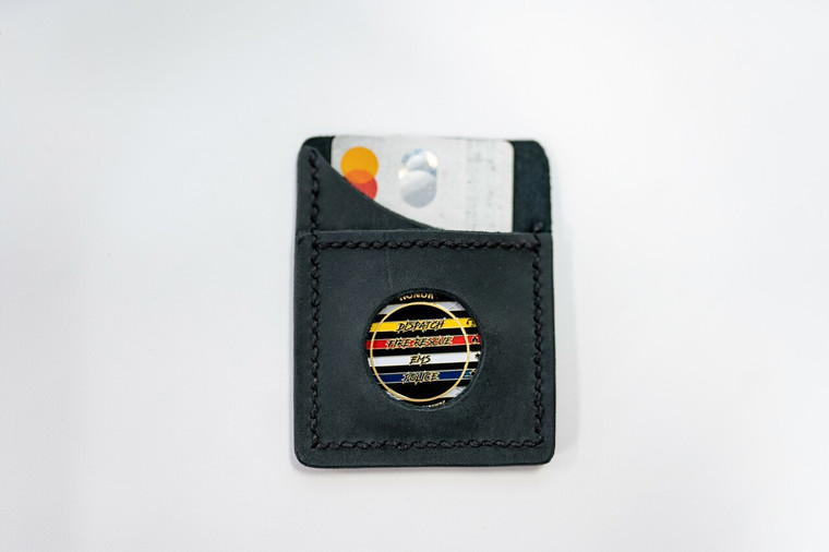 Leather Challenge Coin Money Clip / Wallet