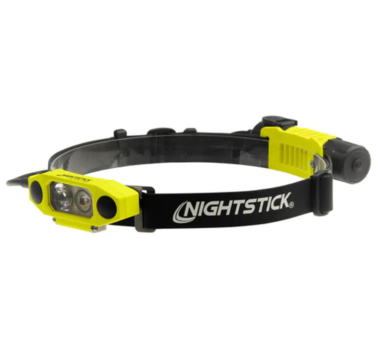 Nightstick™️ [Zone 0] DICATA® USB IS Rechargeable Dual-Light Headlamp