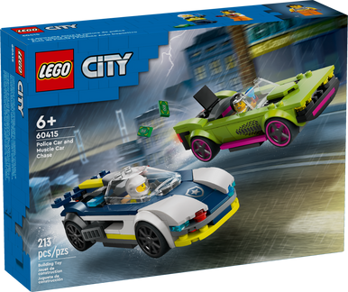 LEGO® Police Car and Muscle Car Chase