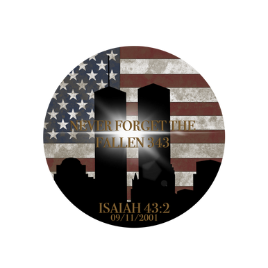 Never Forget 9-11 Sticker