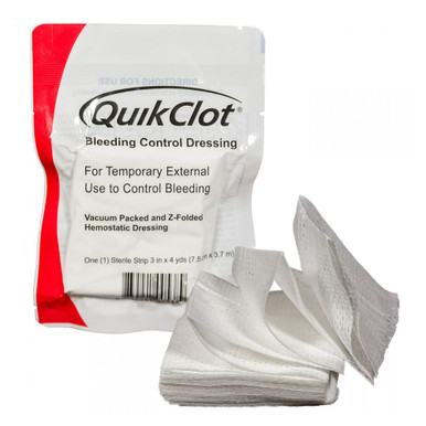 Quick Clost Packing QuikClot® - Bleeding Control Dressing™ Z-Fold