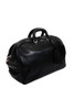 [Sample] Sodling, black leather duffle bag