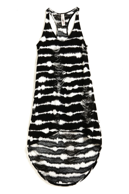 [Sample] Sassy, loose fit dual tone dress