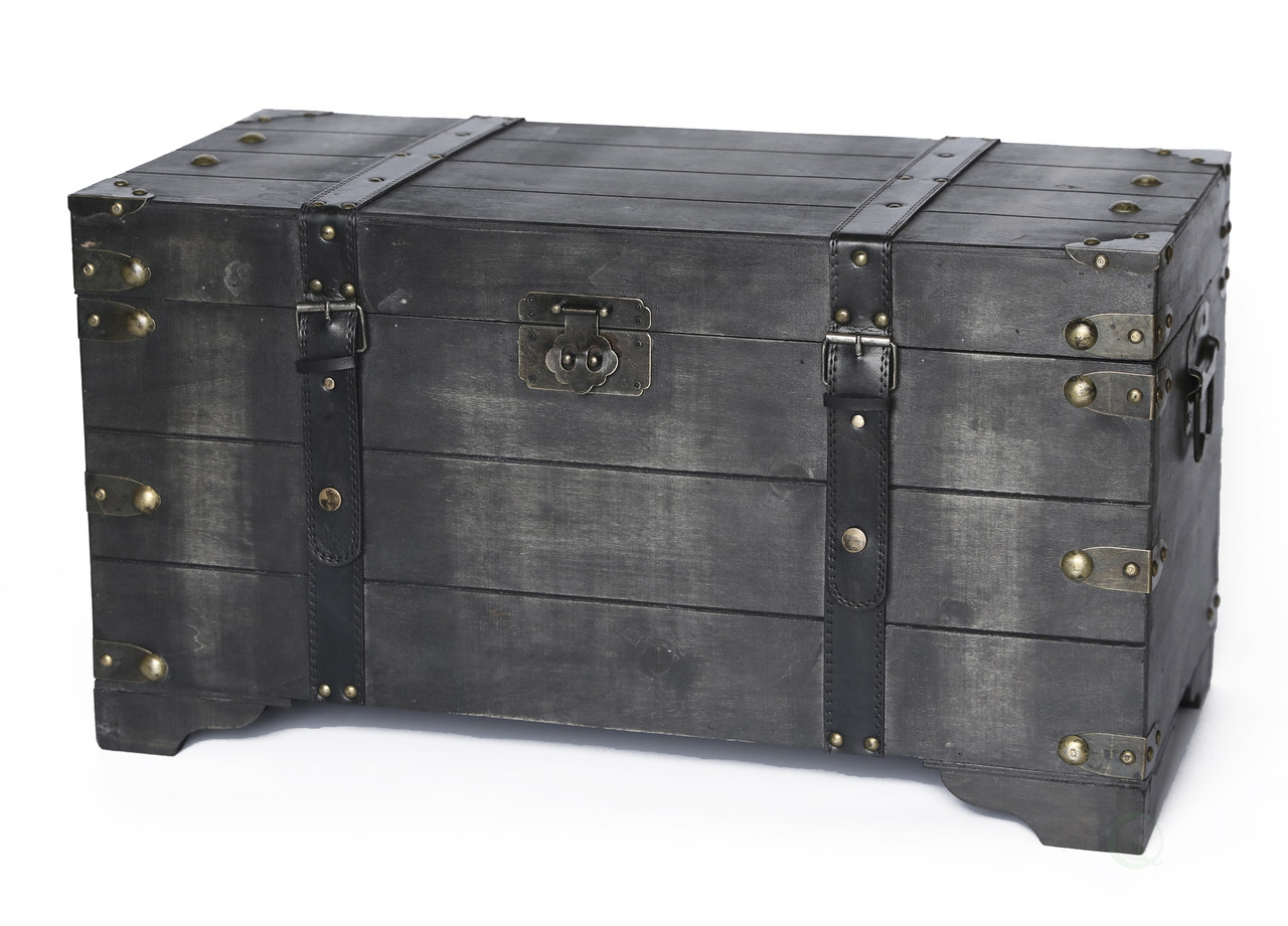 medium wooden chest