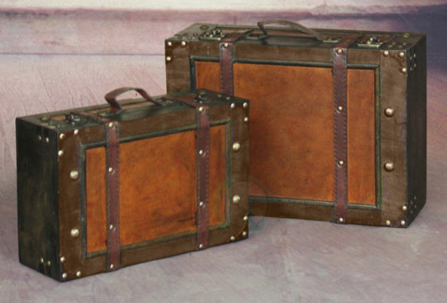 Old Style Suitcase With Straps