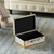 Set of 2 Luxury Marble White and Gold Hand Luggage Suitcase for Decor