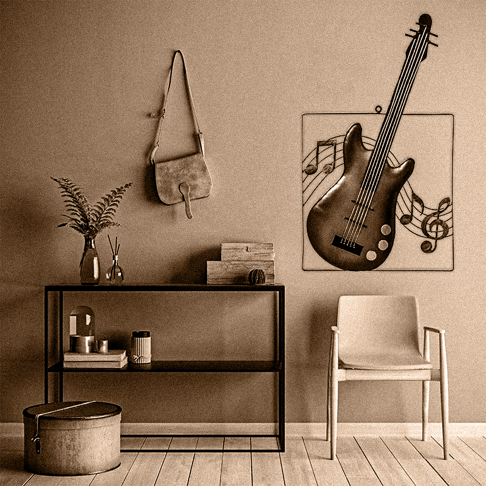 vintage music themed home decor