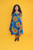 Flowy Crau Ankara Knee Length Dress