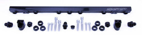 Toyota 2JZ-GTE Fuel Rail Kit - Black